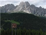 Planina Razza, zadaj Monte Brentoni